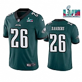 Men & Women & Youth Philadelphia Eagles #26 Miles Sanders Green Super Bowl LVII Patch Vapor Untouchable Limited Stitched Jersey,baseball caps,new era cap wholesale,wholesale hats